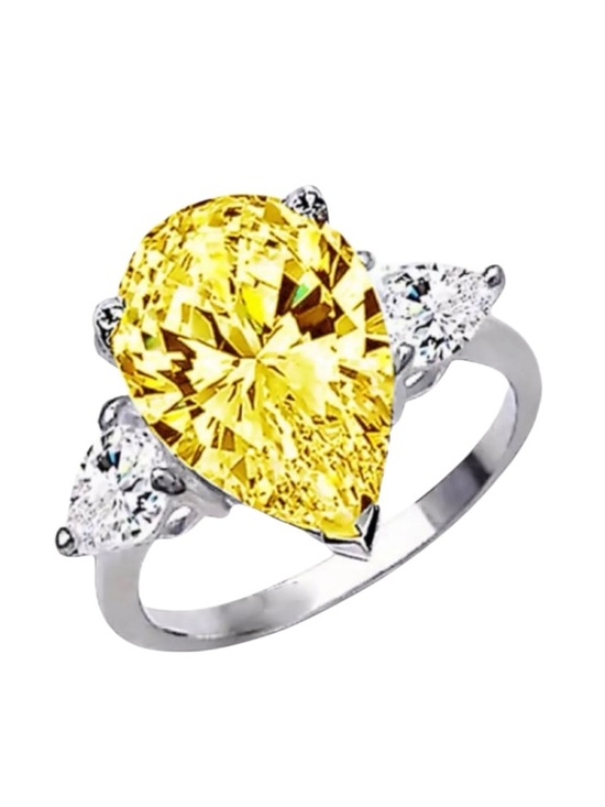 Jewelry - Yellow Topaz .925 Ring The Cintia